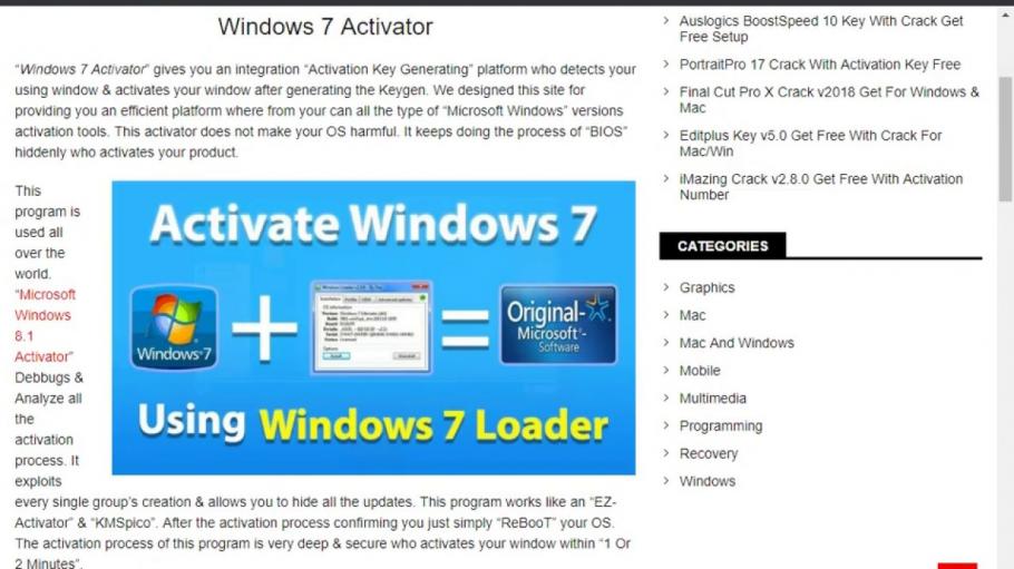 Windows 7 Professional Activation Crack Key
